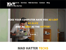 Tablet Screenshot of madhattertechs.com
